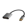 LogiLink CDA0108 video kabelio adapteris 0,15 m DisplayPort HDMI juoda pilka
