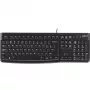 Logitech K120 klaviatūra USB QWERTY ispanų juoda (920-002499)