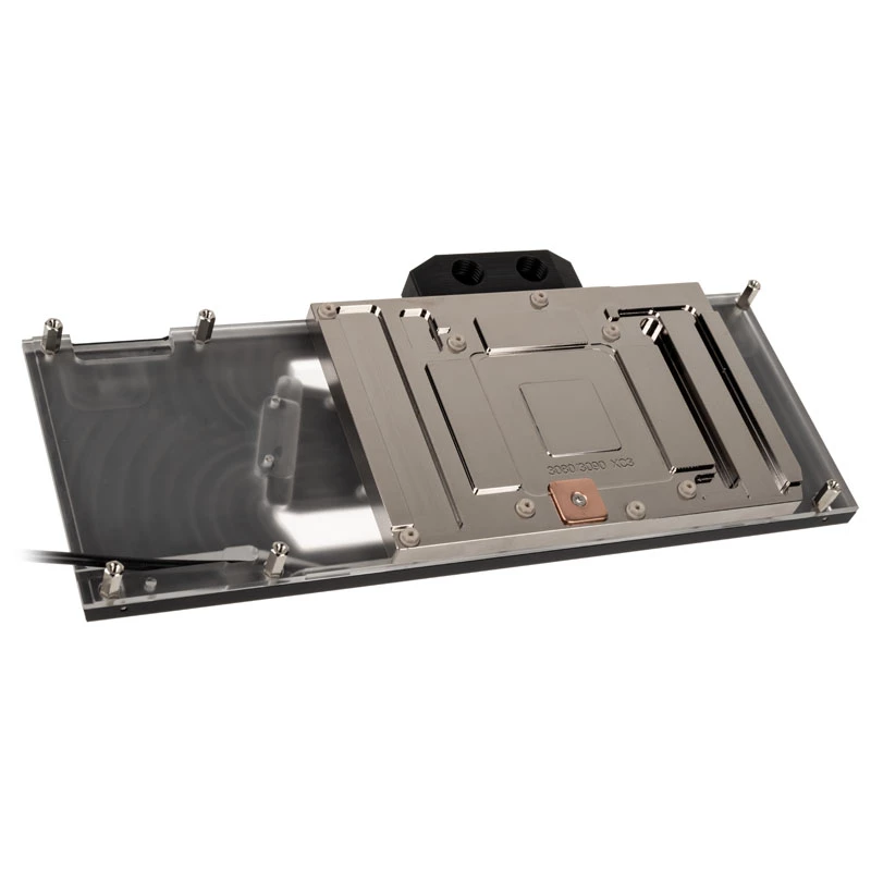 Watercool Heatkiller V for RTX 3080/3090 EVGA XC3, ARGB - Nikelis + Acetalas, juoda