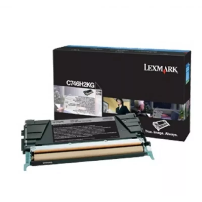 LEXMARK C746H3KG Toneris Lexmark juodas korporatyvinis 12000 psl. C746dn / C746dtn / C746n / C74