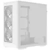 Kompiuterio korpusas AEROCOOL D520A Midi-Tower ATX Grūdintas stiklas RGB — baltas