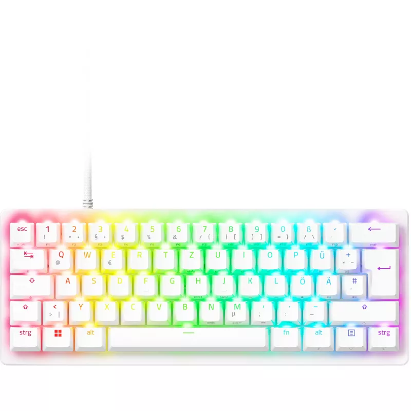 Razer Huntsman V3 Pro Mini - Balta - German Layout P - klaviatūra - optical (RZ03-04992000-R3G1)