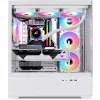 PC korpusas Sharkoon AK6 RGB, ATX, balta
