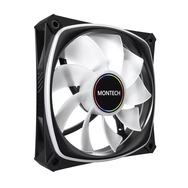 MONTECH RX120 PRO Juoda 120mm ARGB korpuso ventiliatorius