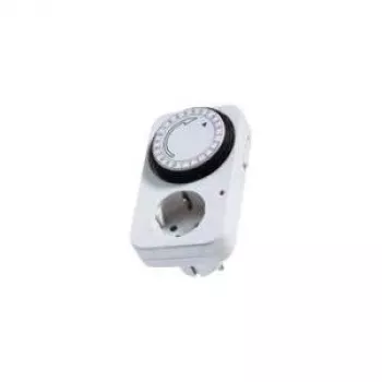 Paros laikmatis Bachmann 24 h 1x Schuko 16A/230V~/3680W Baltas