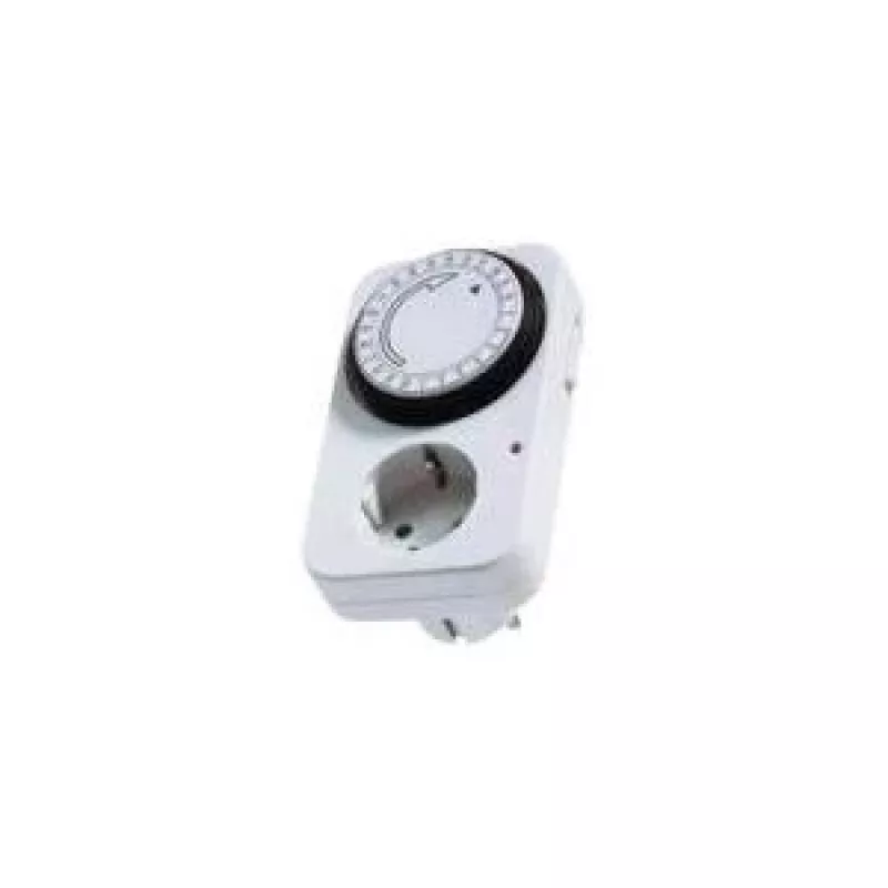 Paros laikmatis Bachmann 24 h 1x Schuko 16A/230V~/3680W Baltas