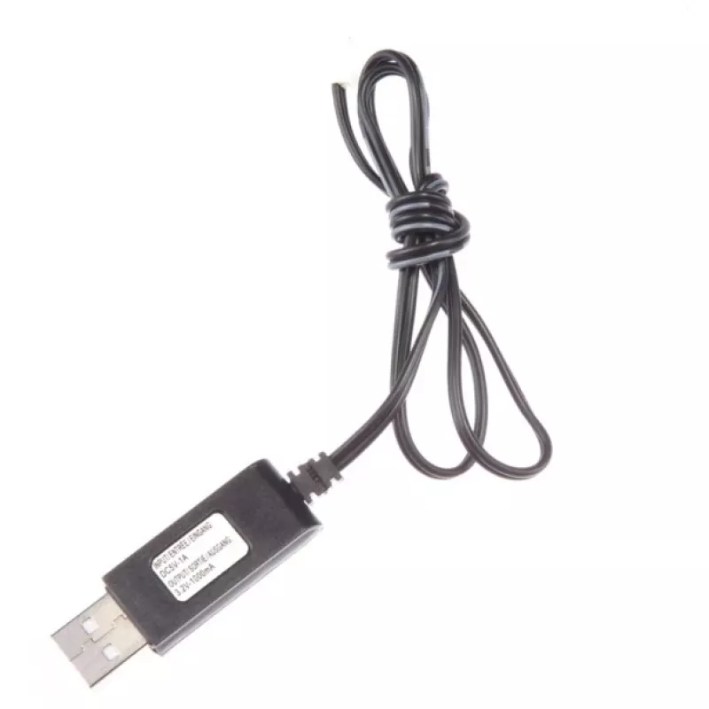 USB laidas CARRERA 370600057, skirtas LiFePO4 3,2 V baterijoms, 1 A įkrovimo srovė