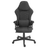 Deltaco DC130 žaidimų kėdė Soft Woven Mesh juoda (GAM-180)