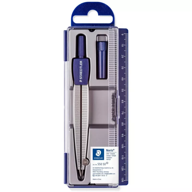 Pieštukas Staedtler Noris 550 mėlynas sidabrinis