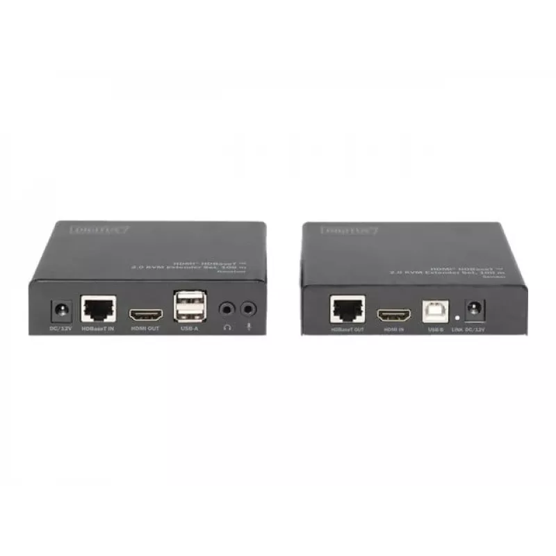 Digitus 4K HDMI HDBaseT™ 2.0 KVM plėtiklio rinkinys, 100 m