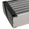 Radiatoriaus blokas Aqua-Computer 33706 — aliuminis / varis / nerūdijantis plienas, 320 × 140 × 73 mm, pilka / sidabrinė
