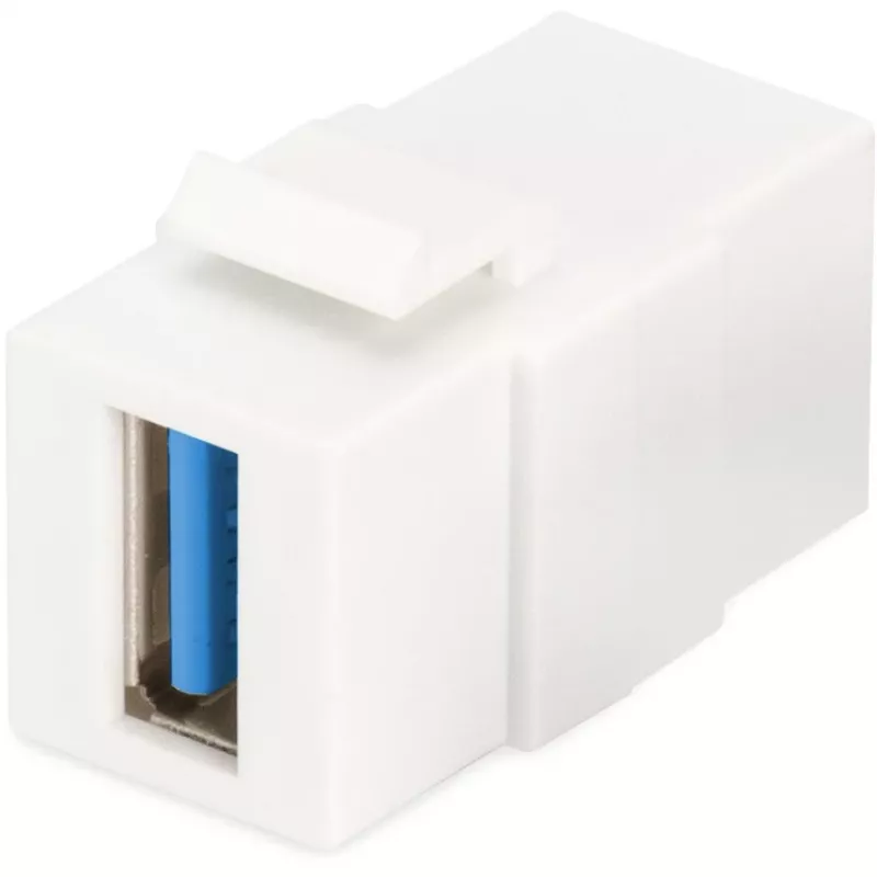 DIGITUS Professional DN-93404 - modulinė jungtis - USB3.0 A tipo - gryna balta, RAL 9003 (DN-93404)