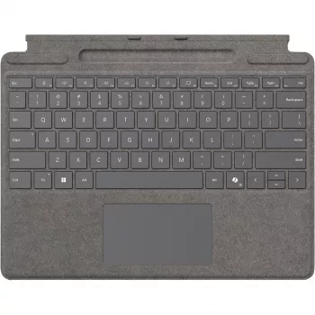 Microsoft Surface Pro klaviatūra QWERTZ vokiečių Platinum jutiklinė dalis