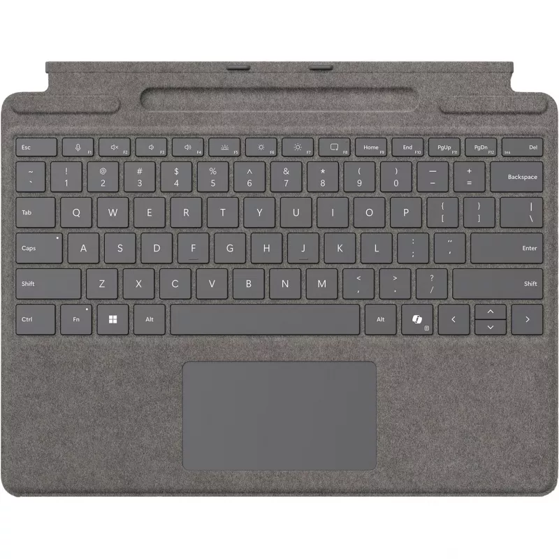 Microsoft Surface Pro klaviatūra QWERTZ vokiečių Platinum jutiklinė dalis