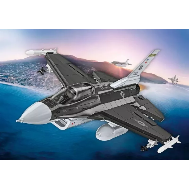 Statybinis rinkinys Cobi F-16D Fighting Falcon, 436 dalys, mastelis nenurodytas
