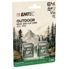 Flash atmintis Emtec 64GB UHS-I U3 V30 Outdoor ECMSD64GXCU3ORP