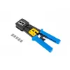 Užspaudimo įrankis LANBERG NT-0204 RJ-45 jungtims, juoda/mėlyna, 272×110,5×30 mm, 140 g