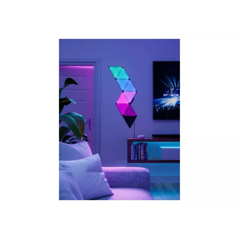 Išmanusis skydas Nanoleaf NL47-0101TW-3PK Wi-Fi Juoda 3 vnt.
