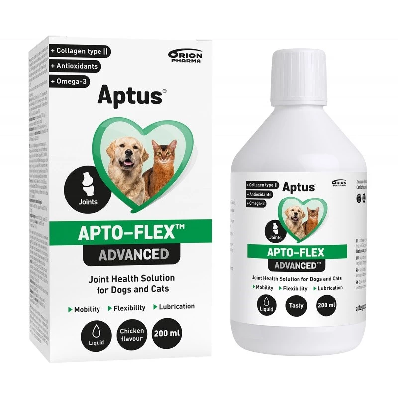 APTUS Apto-flex Advanced Collagen - papildai šunims ir katėms – 200 ml