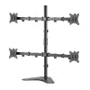 LCD laikiklis SBOX LCD-F048-2 17–32 colių ekranams, palaiko 4×9 kg, VESA 100×100
