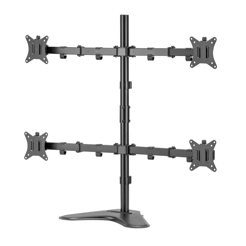 LCD laikiklis SBOX LCD-F048-2 17–32 colių ekranams, palaiko 4×9 kg, VESA 100×100