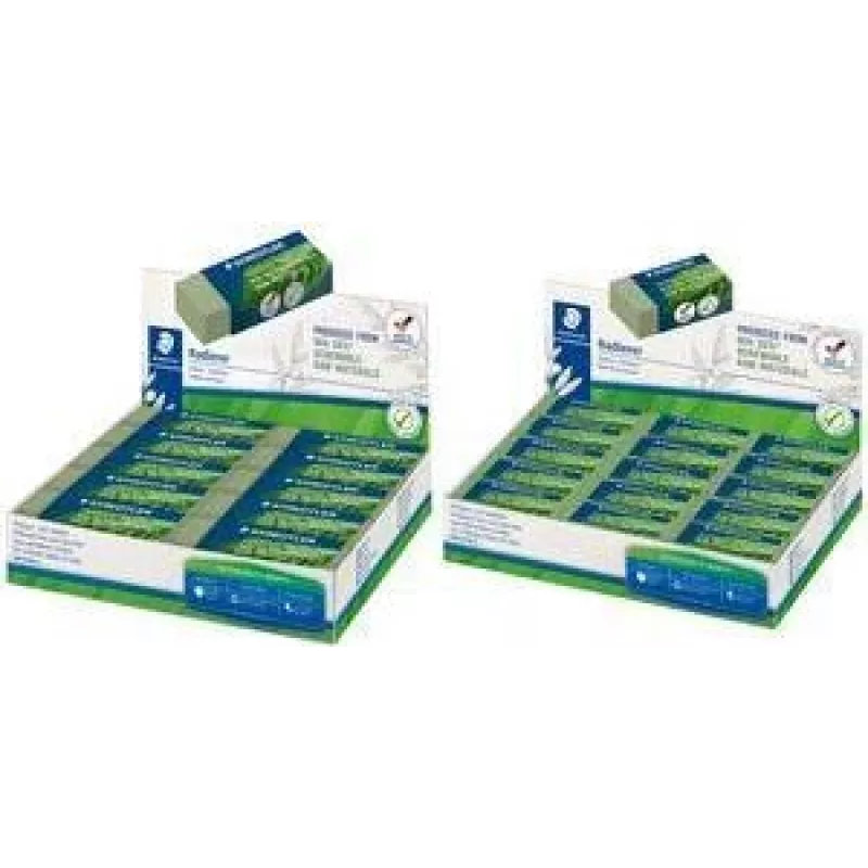 Trintukas Staedtler 526 80-5, 65×23×13 mm, žalias — pakuotėje 20 vnt.