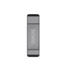 SD kortelių skaitytuvas 3v1, USB-C + USB-A 2.0 + Micro USB