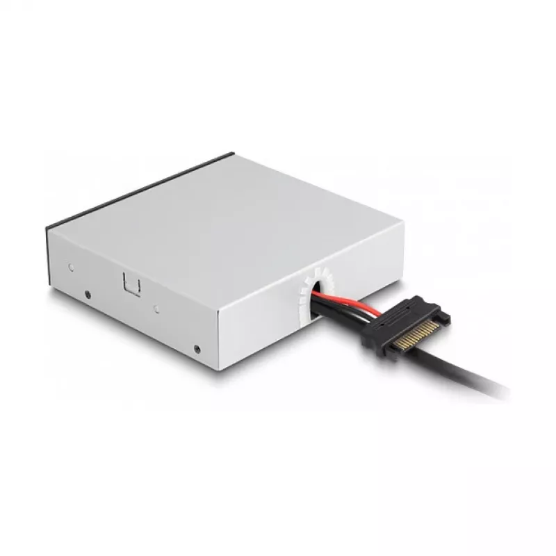 DeLOCK 64208 USB pin header hub 19 pin 5000 Mbit/s Juoda Pilka