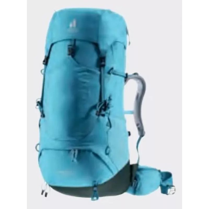 Kuprinė DEUTER Aircontact Lite 45+10 SL, žygių kuprinė, 45+10 L, 3 L hidratacinė sistema, vidinis rėmas, šalmo ir slidžių nešimo sistema