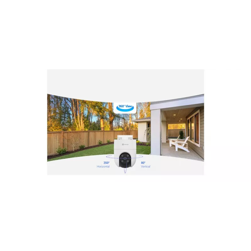 IP apsaugos kamera EZVIZ H8c 2K Dome 2304 x 1296 pikselių