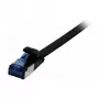 Synergy 21 komutacinis kabelis RJ45, CAT6A 500Mhz, 0,15m, juodas, U/FTP, plokščias, TPE(Superflex), AWG32, Synergy 21 - Kabelio tipas U-FTP - laidų poros apsaugotos folija