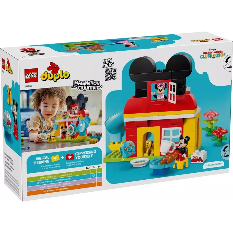 LEGO DUPLO 10465 „Mickey pelė“ klubo namelis su Minnie ir Pluto