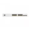 Cisco Catalyst 1300-24P-4G valdomas jungiklis, 24 prievadai GE, PoE, 4x1GE SFP, ribota viso gyvenimo apsauga (C1300-24P-4G)