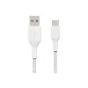 USB laidas Belkin CAB002BT1MWH 1 m USB A į USB C baltas