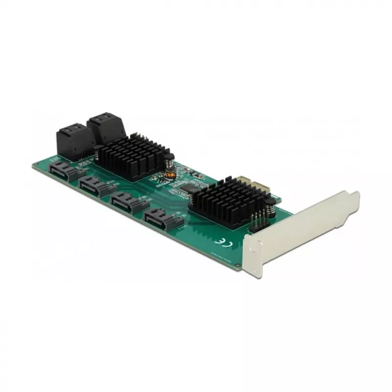 DeLOCK 8 prievadų SATA PCI Express x1 kortelė, žemo profilio formos faktorius