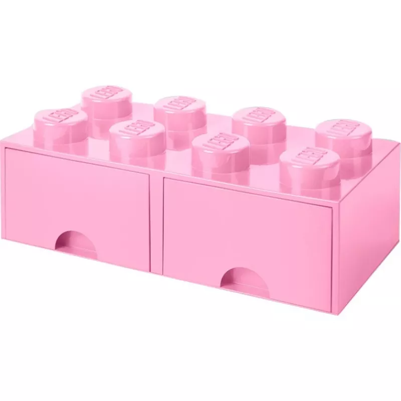 LEGO Brick Drawer 8 rožinis, dėžutė rožinė