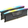 DIMM 64 GB DDR5-6000 (4x 16 GB) Quad-Kit, atmintinė juoda, CMH64GX5M4B6000C36, Vengeance RGB, INTEL XMP