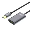 USB kabelis UNITEK Y-271 5m USB 2.0 pilkas