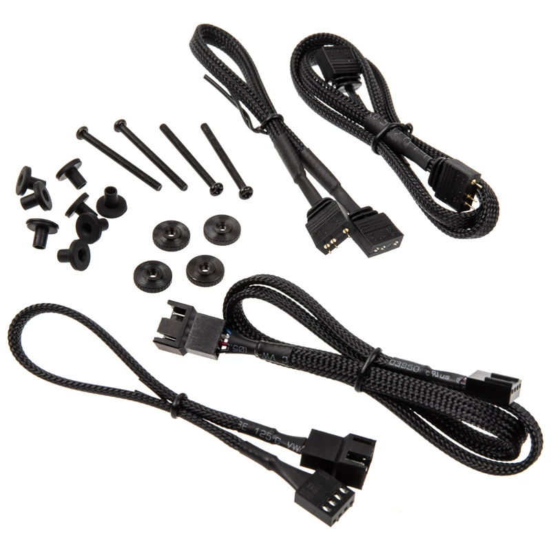 KING KITS LUBU-048 120mm ARGB PWM 3 viename korpuso aušintuvų rinkinys