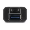 DELOCK USB 3.2 Gen 1 (3.1 Gen 1) 4 prievadų šakotuvas su Type-A + Type-C priegloba (5000 Mbit/s) juodas/skaidrus