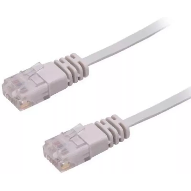 Microconnect V-UTP610-FLAT tinklo kabelis, pilkas, 10 m, Cat6 U/UTP (UTP)