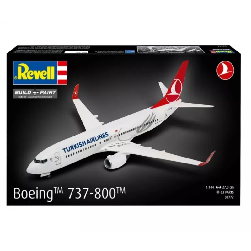 Plastikinio modelio lėktuvas REVELL Boeing 737-800 Turkish Air mastelis 1:144