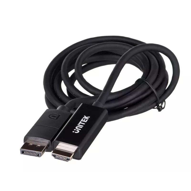 UNITEK kabelis DisplayPort 1.2, HDMI, 4K@60HZ, 1,8M, V1608A