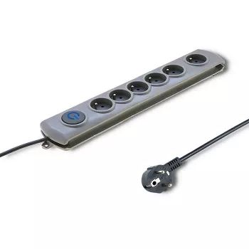 Įtampos slopintuvas QOLTEC 50199 — 6 lizdai, 5 m laidas