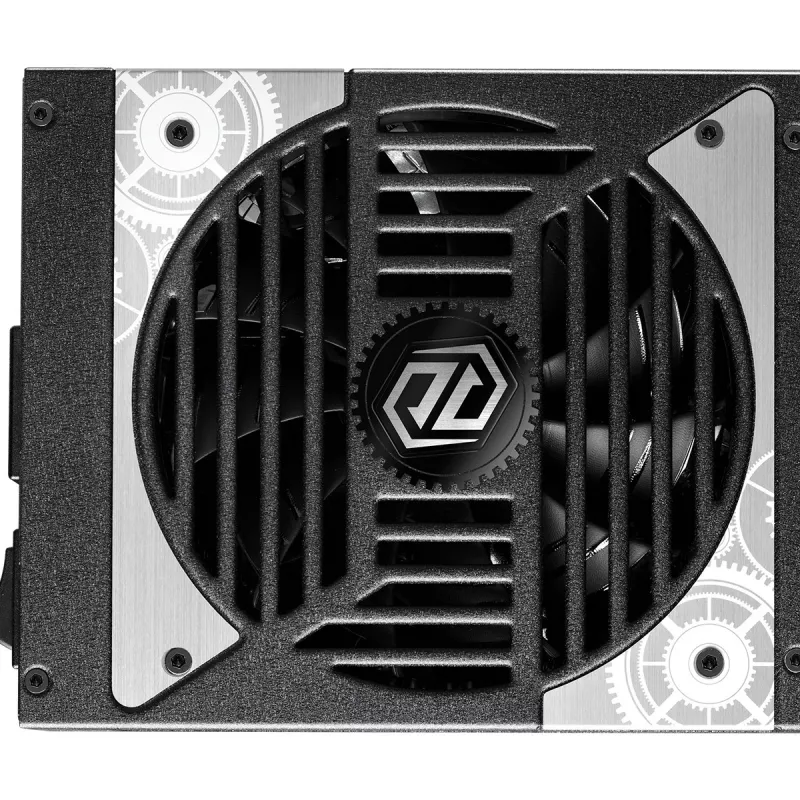 Maitinimo blokas ASROCK Taichi TC-1300T 1300 W 20+4 kontaktų ATX 80 PLUS Titanium, juodas, 135 mm ventiliatorius