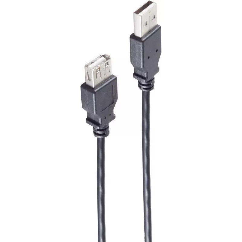 shiverpeaks BS13-24305 USB laidas 0,3 m USB 2.0 USB A juodas (BS13-24305)