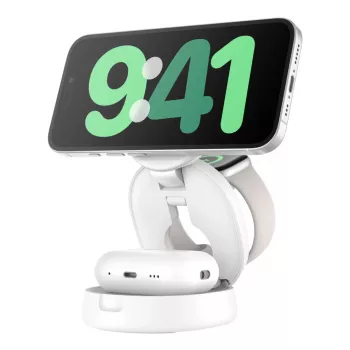 Įkroviklis Belkin WIZ034KQWH USB belaidis greitasis įkrovimas, baltas