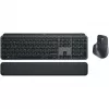 „Logitech MX Keys S Combo“ klaviatūra, pelė įskaičiuota, biuro, RF belaidė + „Bluetooth“, QWERTZ, šveicariška, grafito