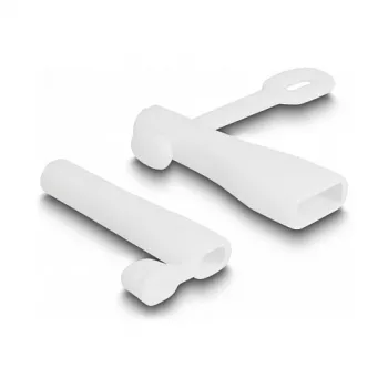 DeLOCK dulkių gaubtelis USB Type-A ir Apple Lightning jungtims, rinkinys, 2 vnt., baltas
