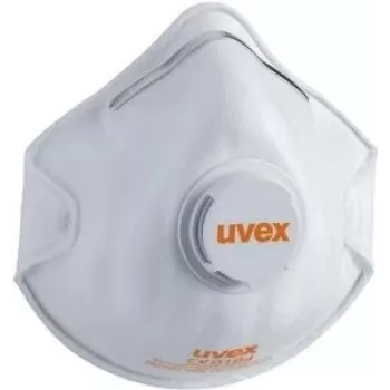 Respirator UVEX silv-air classic 2210 FFP2 su vožtuvu — pakuotėje 15 vnt.